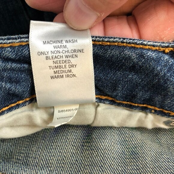 Banana Republic Women Bootcut Jeans Size 32/14 Blue Denim Medium Wash Casual Y2K - Picture 8 of 12